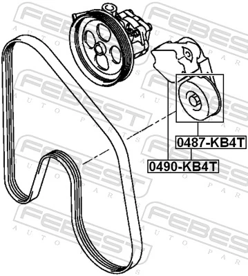 MPQ1346 Magneti Marelli Rolo de reguladora de tensão da correia de transmissão