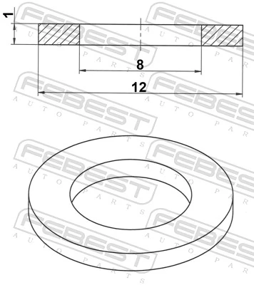 9009404 Fiat/Alfa/Lancia Anel de vedação, universal