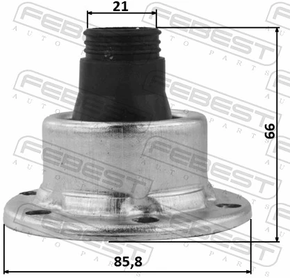 2715XC90 Febest Bota de proteção da junta universal