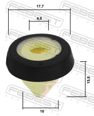 Cápsula (prendedor) de fixação do pára-choque traseiro Bentley N10621301 preço, a partir de 0,42 USD