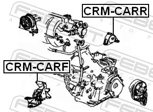 CRMCARF Febest Coxim (suporte) dianteiro de motor