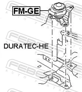 B9360 DP Group Coxim (suporte) direito de motor