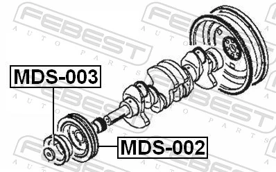 MD304557 Hyundai/Kia Polia de cambota
