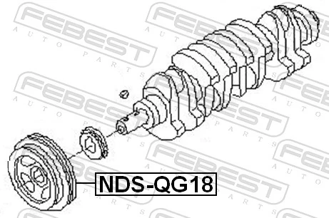 Polia de cambota para Nissan Almera CLASSIC B10RS