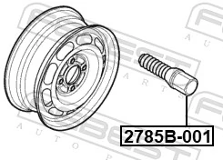 Parafuso de roda para Volvo XC90  