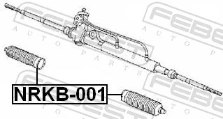 Compre Bota de proteção do mecanismo de direção (de cremalheira) Nissan Primera 