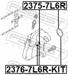 Kit de reparação de suporte do freio traseiro Volkswagen Touareg preço, a partir de 14,11 USD