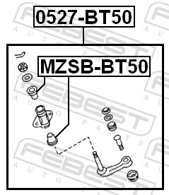 UA3N32320A Mazda Braço oscilante de pêndulo