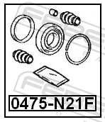 Kit de reparação de suporte do freio dianteiro Mitsubishi Lancer V CB, CD, CE