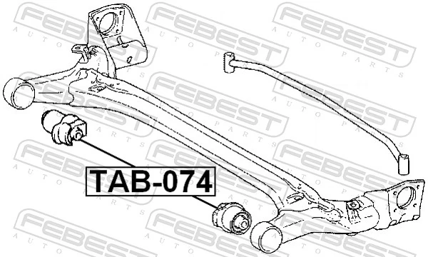 Compre TD5778W Delphi Bloco silencioso de viga traseira (de plataforma veicular)