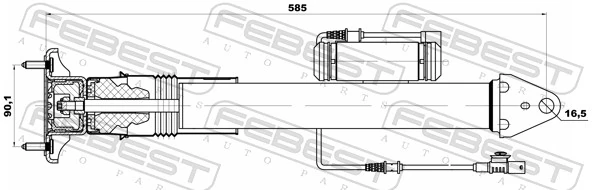 Compre 2631AS Magneti Marelli Amortecedor traseiro