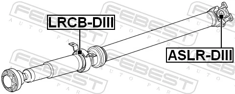 Cruzeta da junta universal traseira para Land Rover Range Rover SPORT I L320