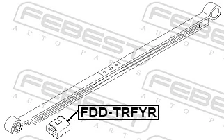 Compre HMPYC155586AC Hmpx Grade de proteção da suspensão de lâminas traseira