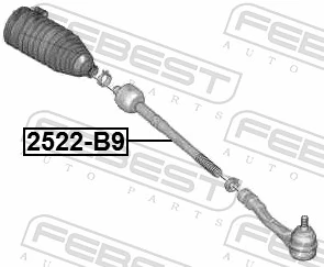2522B9 Febest Tração de direção