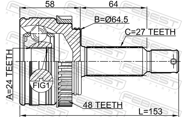 Junta homocinética externa dianteira KIA Sportage preço, a partir de 46,25 USD