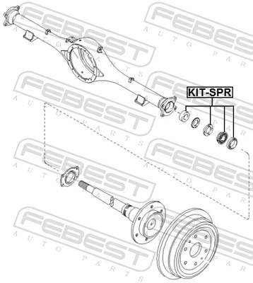 Compre Rolamento de cubo traseiro Hyundai H100 
