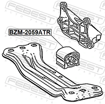  Coxim de transmissão (suporte da caixa de mudança) Mercedes E sedan (W213) (2016 - 2023) 