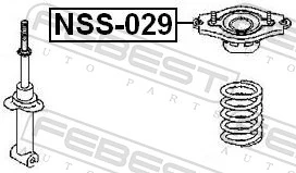Suporte de amortecedor traseiro Nissan Primera preço, a partir de 27,43 USD
