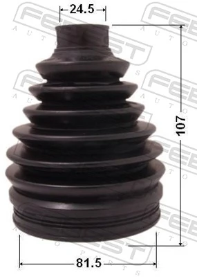 0217PB30 Febest Bota de proteção externa de junta homocinética do semieixo dianteiro