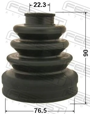 0315CRV Febest Bota de proteção interna de junta homocinética do semieixo dianteiro