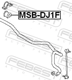 Bucha de estabilizador dianteiro RBI M21DJ10F preço, a partir de 5,69 USD