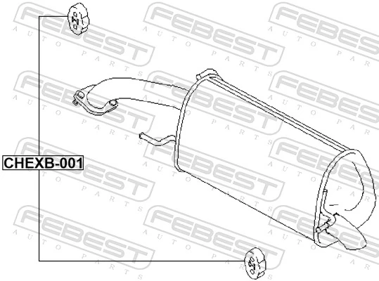 Compre TF69601203047 ZAZ Coxim de fixação do silenciador