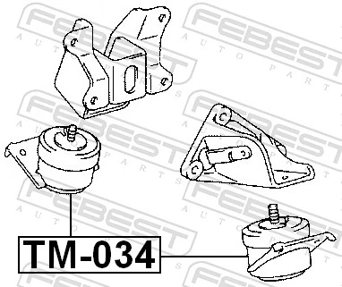Compre AWSTO1378 Tenacity Coxim (suporte) esquerdo/direito de motor
