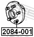 D35033062 Mazda Prego de roda traseiro