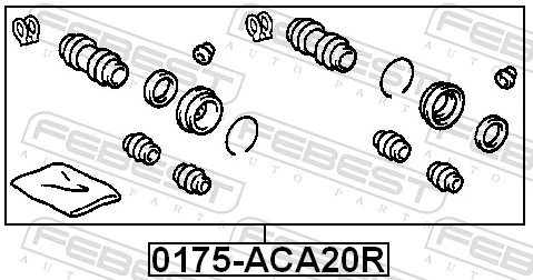 Compre Kit de reparação de suporte do freio traseiro Toyota RAV4 2