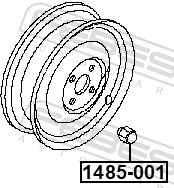 Porca de roda SsangYong Actyon CJ ao melhor preço
