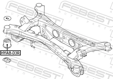 Compre Bloco silencioso de viga traseira (de plataforma veicular) Hyundai Tucson 3