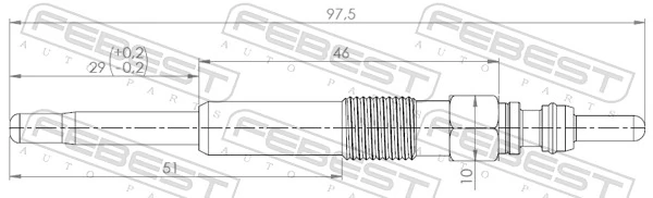 Vela de incandescência Seat Leon I 1M1