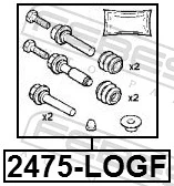 Compre Kit de reparação de suporte do freio dianteiro Renault 21 