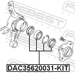 Compre Rolamento de cubo traseiro Suzuki Swift 2