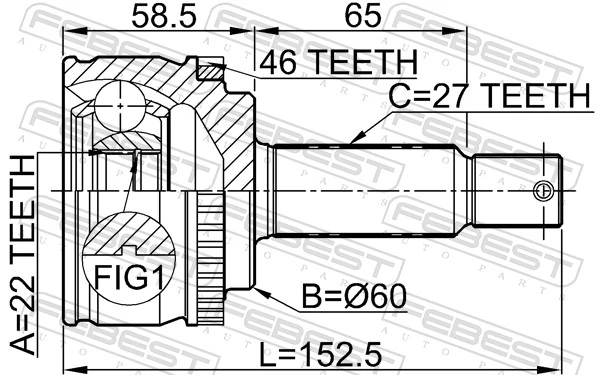 Junta homocinética externa dianteira Hyundai I30 preço, a partir de 34,63 USD
