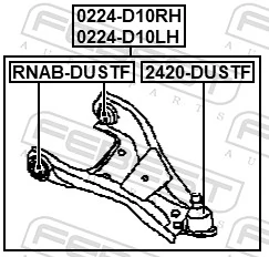 0224D10RH Febest