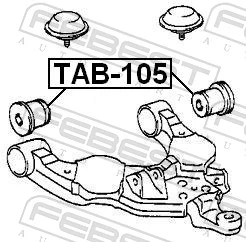 Bloco silencioso dianteiro do braço oscilante inferior Toyota Land Cruiser preço, a partir de 9,33 USD