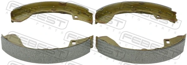 Sapatas do freio traseiras de tambor para Mazda 323 II 3 dr 