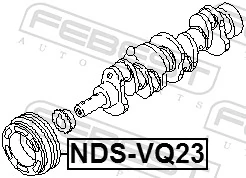 Polia de cambota para Nissan Murano  Z50