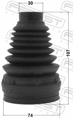 Bota de proteção interna de junta homocinética do semieixo dianteiro para Mercedes E  W212