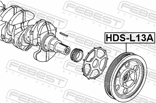 Polia de cambota para Honda Jazz  GD, GE