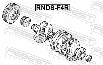 RNDSF4R Febest Polia de cambota