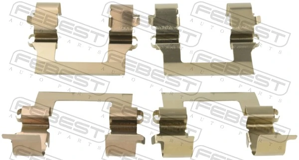 Compre Kit de molas de fixação de sapatas de disco dianteiras Mitsubishi Eclipse 1