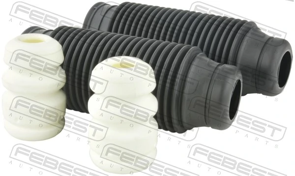 Pára-choque (grade de proteção) de amortecedor traseiro + bota de proteção para Hyundai Tucson JM