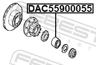 Compre Rolamento de cubo traseiro Iveco Daily 6