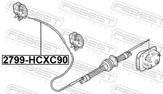 Cabo de abertura da capota Volvo XC90 ao melhor preço