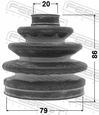 Bota de proteção externa de junta homocinética do semieixo dianteiro Nissan Sunny preço, a partir de 7,70 USD
