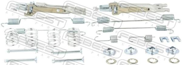 Compre Kit de montagem das sapatas traseiras de tambor Renault DUSTER 1