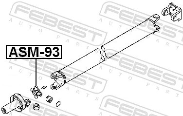 450 Federal Mogul Cruzeta da junta universal traseira