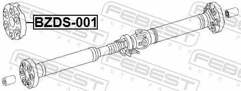 Acoplamento elástico do veio de transmissão Chrysler 68029446AB preço, a partir de 48,03 USD